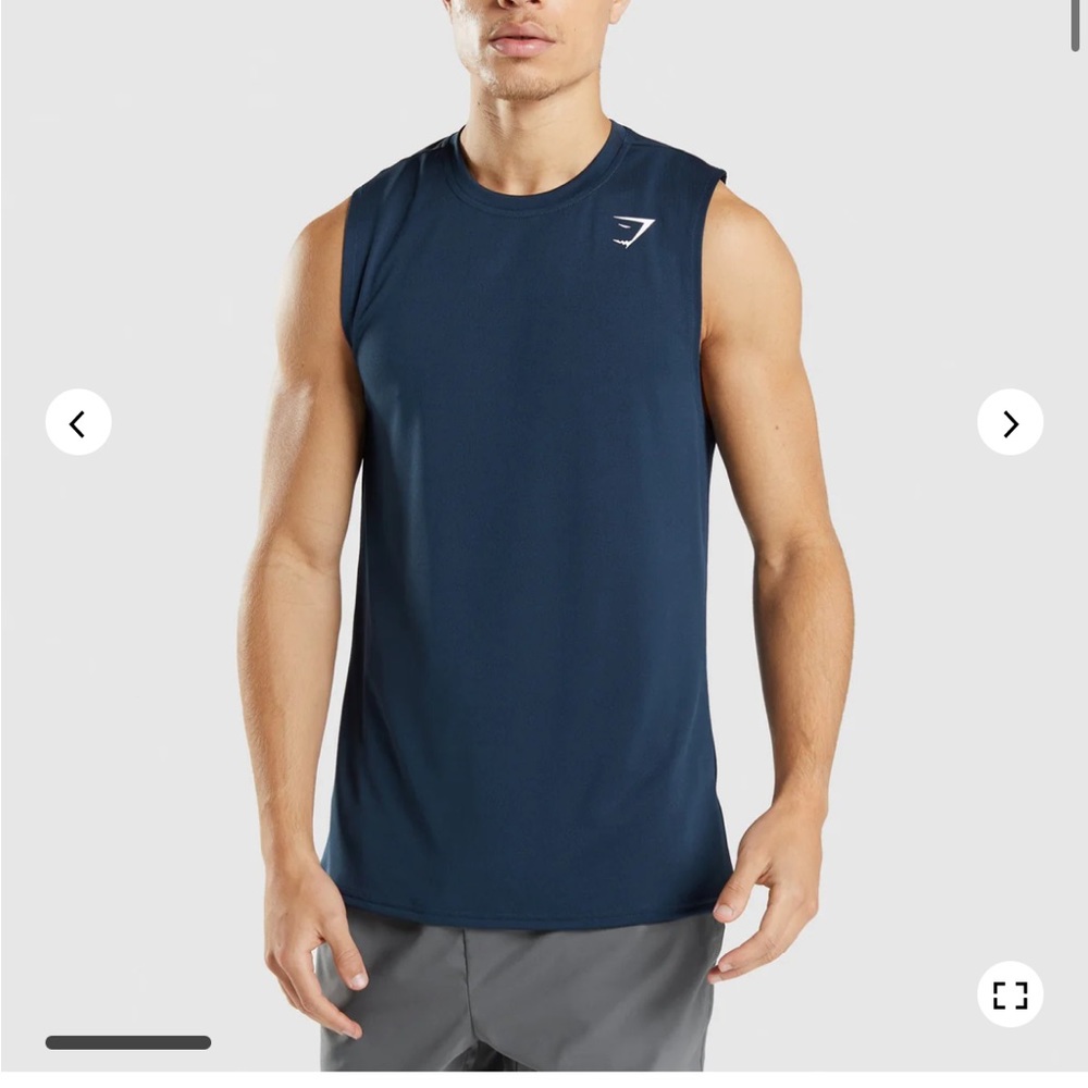 Gymshark men’s critical sleeveless tank T-shirt